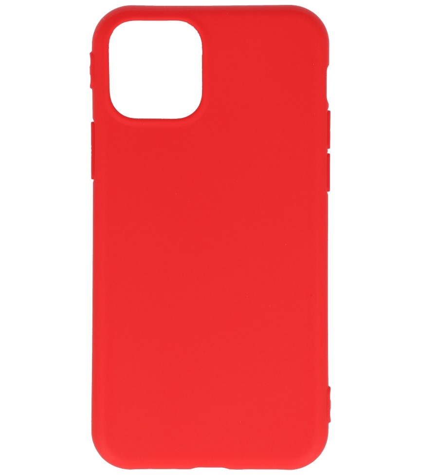 Premium Color TPU Case for iPhone 11 Pro Red