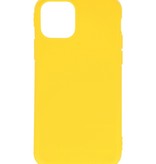 Premium Color TPU Case for iPhone 11 Pro Yellow