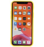 Carcasa de TPU Premium Color para iPhone 11 Pro Amarillo