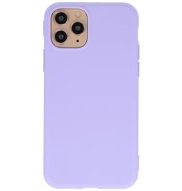 Custodia in TPU a colori premium per iPhone 11 Pro viola