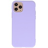 Premium Color TPU Case for iPhone 11 Pro Purple