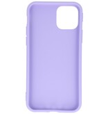 Custodia in TPU a colori premium per iPhone 11 Pro viola