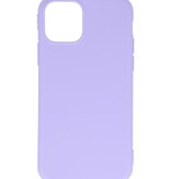 Funda de TPU de color premium para iPhone 11 Pro Purple