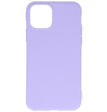 Premium Color TPU Hülle für iPhone 11 Pro Lila