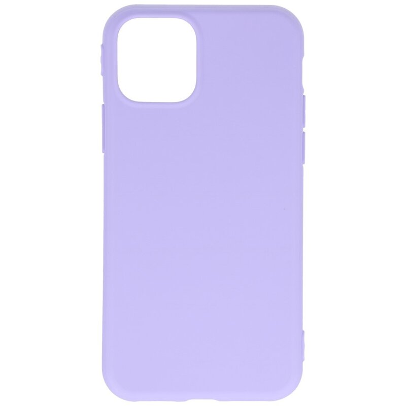 Custodia in TPU a colori premium per iPhone 11 Pro viola