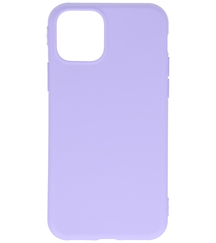 Funda de TPU de color premium para iPhone 11 Pro Purple