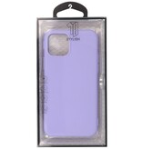 Custodia in TPU a colori premium per iPhone 11 Pro viola