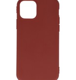 Premium Color TPU Case for iPhone 11 Pro Brown