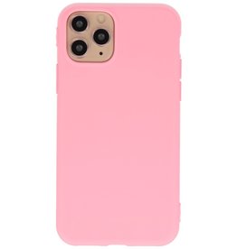 Custodia in TPU a colori premium per iPhone 11 Pro rosa
