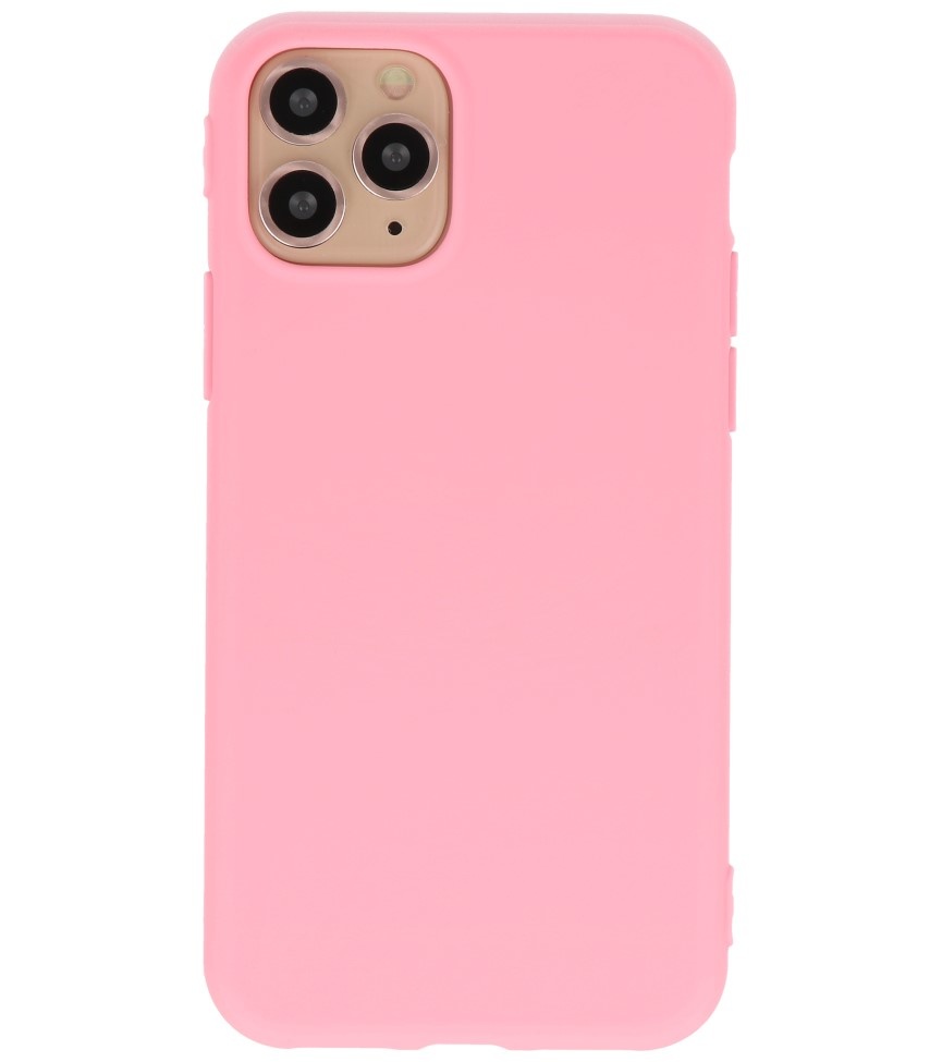 Premium Color TPU Hülle für iPhone 11 Pro Pink