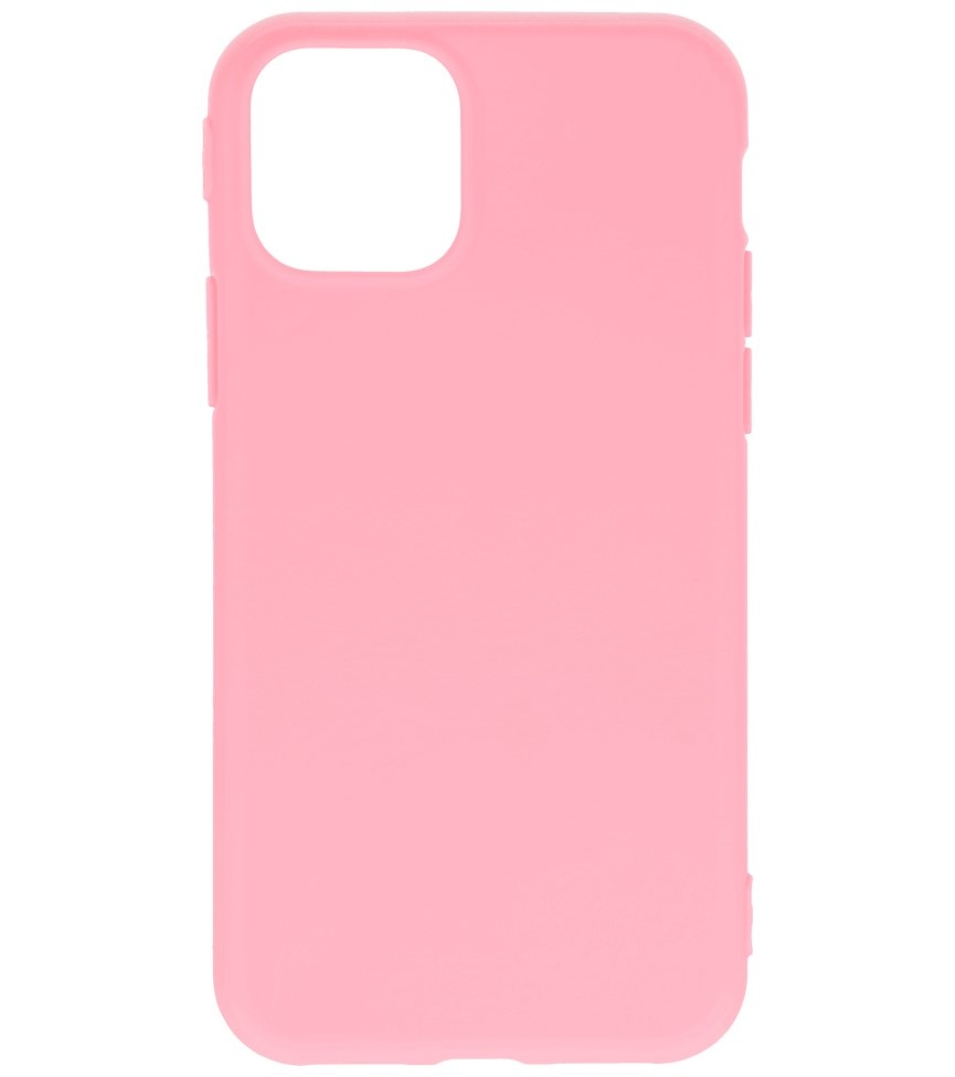 Premium Color TPU Hoesje voor iPhone 11 Pro Roze