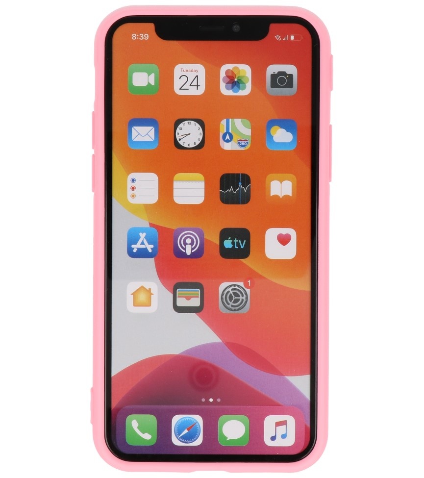 Premium Color TPU Hülle für iPhone 11 Pro Pink