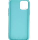 Premium farve TPU taske til iPhone 11 Pro turkis