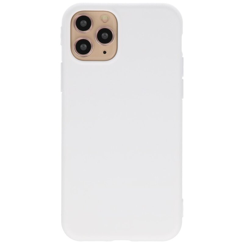 Premium farve TPU taske til iPhone 11 Pro Max White