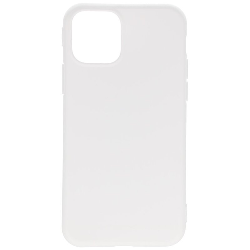 Premium farve TPU taske til iPhone 11 Pro Max White