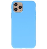 Premium farve TPU taske til iPhone 11 Pro Max lyseblå