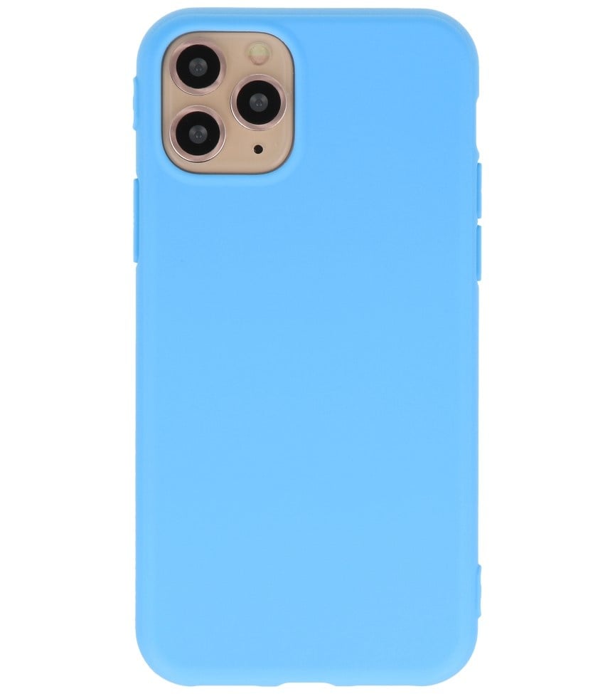 Premium Color TPU Hülle für iPhone 11 Pro Max Hellblau