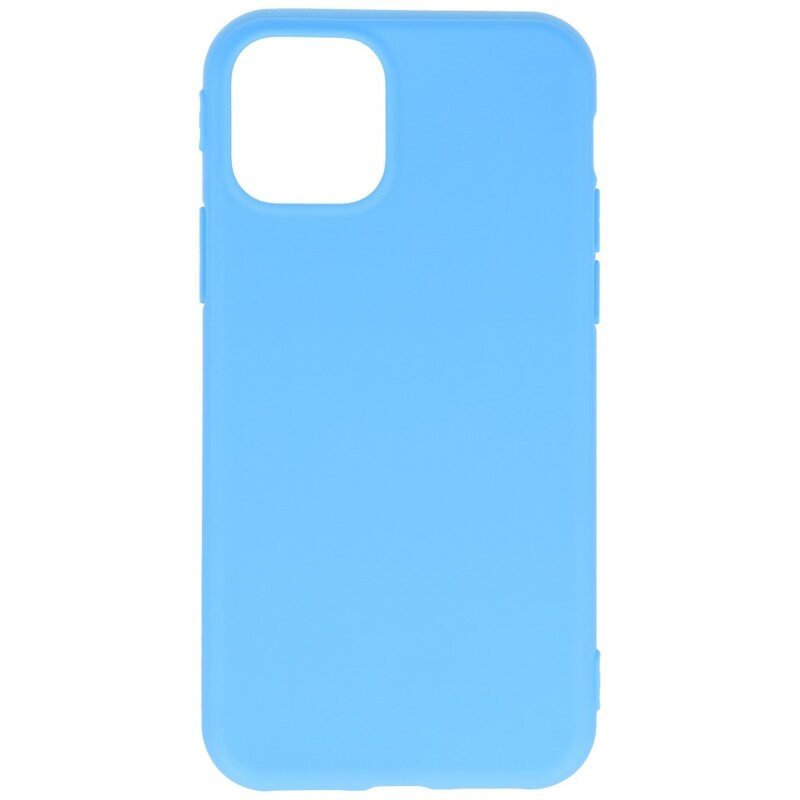 Premium farve TPU taske til iPhone 11 Pro Max lyseblå