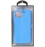 Premium Color TPU Hoesje voor iPhone 11 Pro Max Licht Blauw