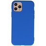 Premium Color TPU Hoesje voor iPhone 11 Pro Max Blauw