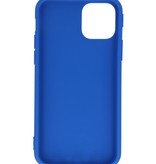 Premium Color TPU Hoesje voor iPhone 11 Pro Max Blauw