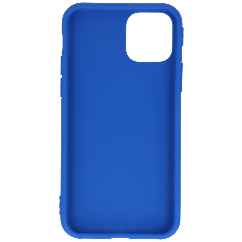 Premium farve TPU taske til iPhone 11 Pro Max Blue