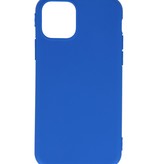 Premium Color TPU Hoesje voor iPhone 11 Pro Max Blauw