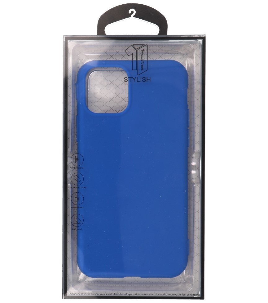 Premium farve TPU taske til iPhone 11 Pro Max Blue
