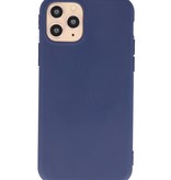 Premium Color TPU Hülle für iPhone 11 Pro Max Navy
