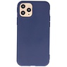 Custodia in TPU a colori premium per iPhone 11 Pro Max Navy