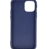Premium farve TPU taske til iPhone 11 Pro Max Navy