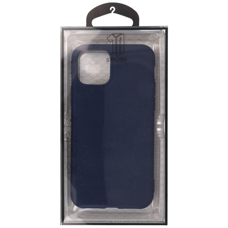 Custodia in TPU a colori premium per iPhone 11 Pro Max Navy