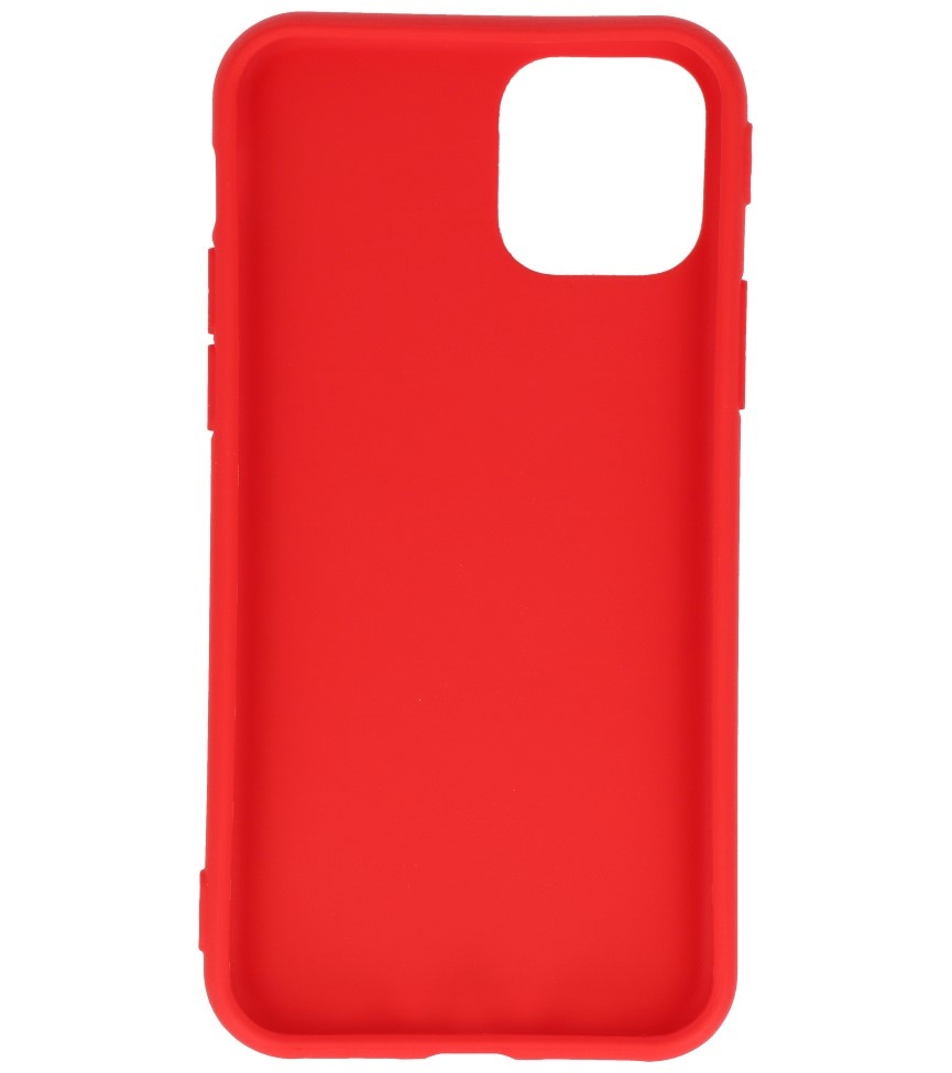 Premium Color TPU Case for iPhone 11 Pro Max Red