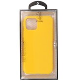 Premium farve TPU taske til iPhone 11 Pro Max gul