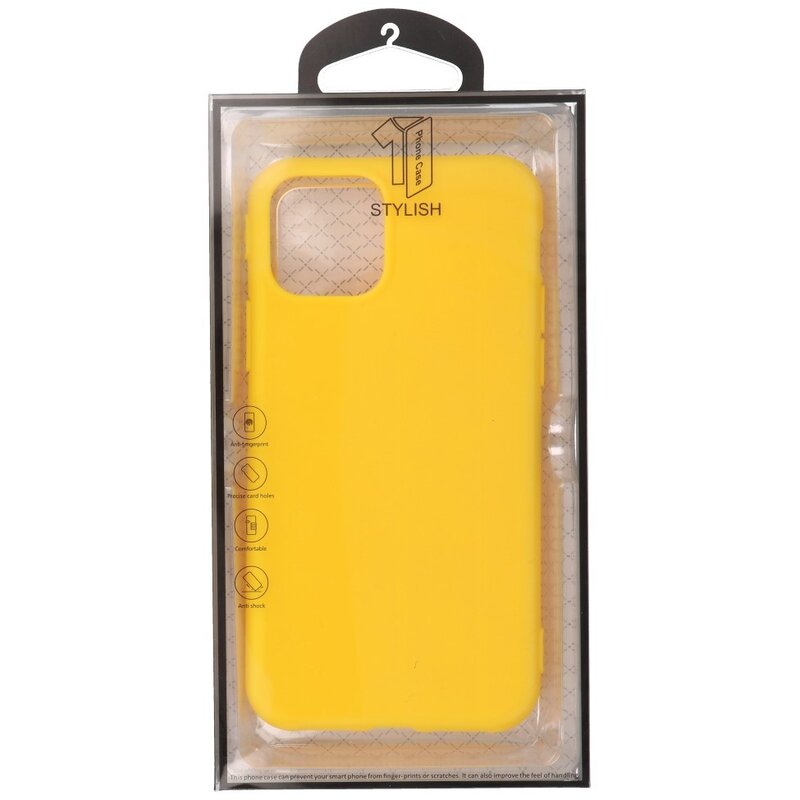 Coque TPU Premium Color pour iPhone 11 Pro Max Jaune