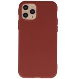 Funda de TPU de color premium para iPhone 11 Pro Max Brown