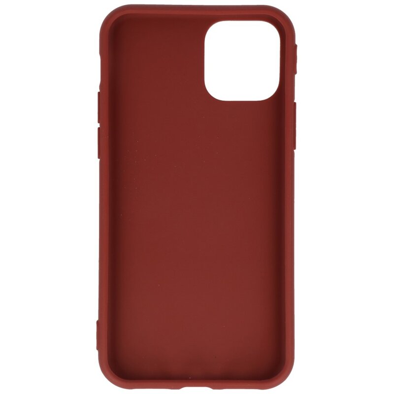 Premium farve TPU taske til iPhone 11 Pro Max Brown
