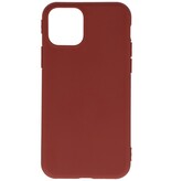 Premium farve TPU taske til iPhone 11 Pro Max Brown