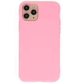 Funda de TPU de color premium para iPhone 11 Pro Max Pink