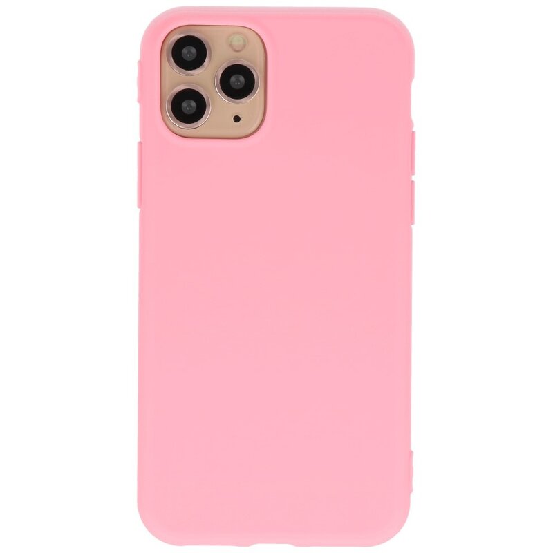 Funda de TPU de color premium para iPhone 11 Pro Max Pink