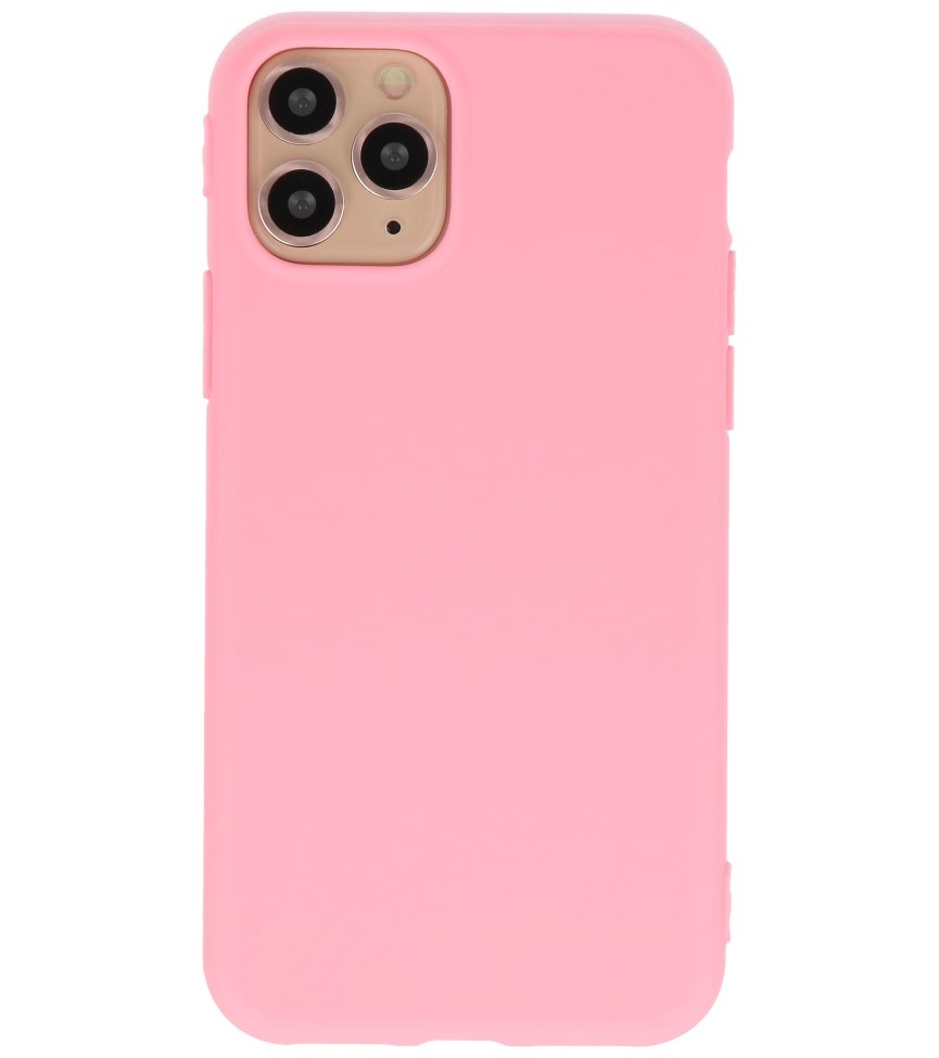 Funda de TPU de color premium para iPhone 11 Pro Max Pink