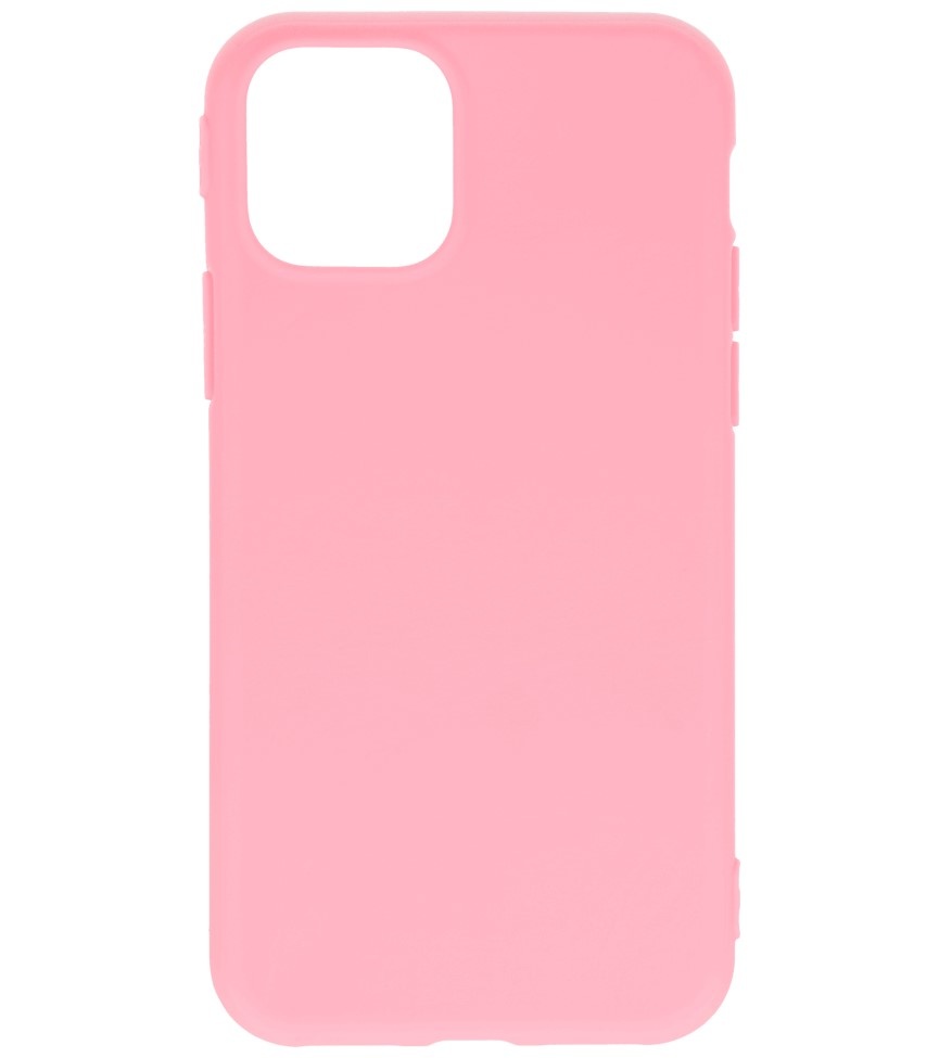 Premium Color TPU Hoesje voor iPhone 11 Pro Max Roze