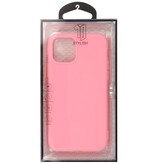 Custodia in TPU a colori premium per iPhone 11 Pro Max rosa