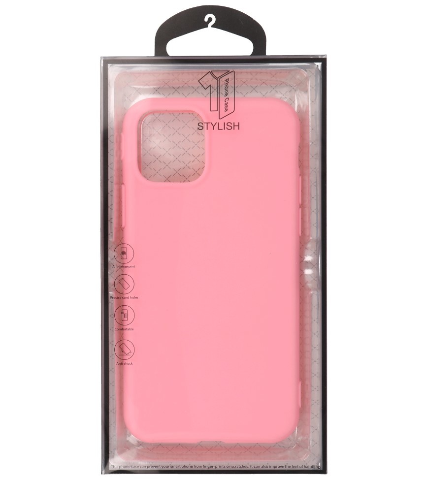 Premium Color TPU Case for iPhone 11 Pro Max Pink