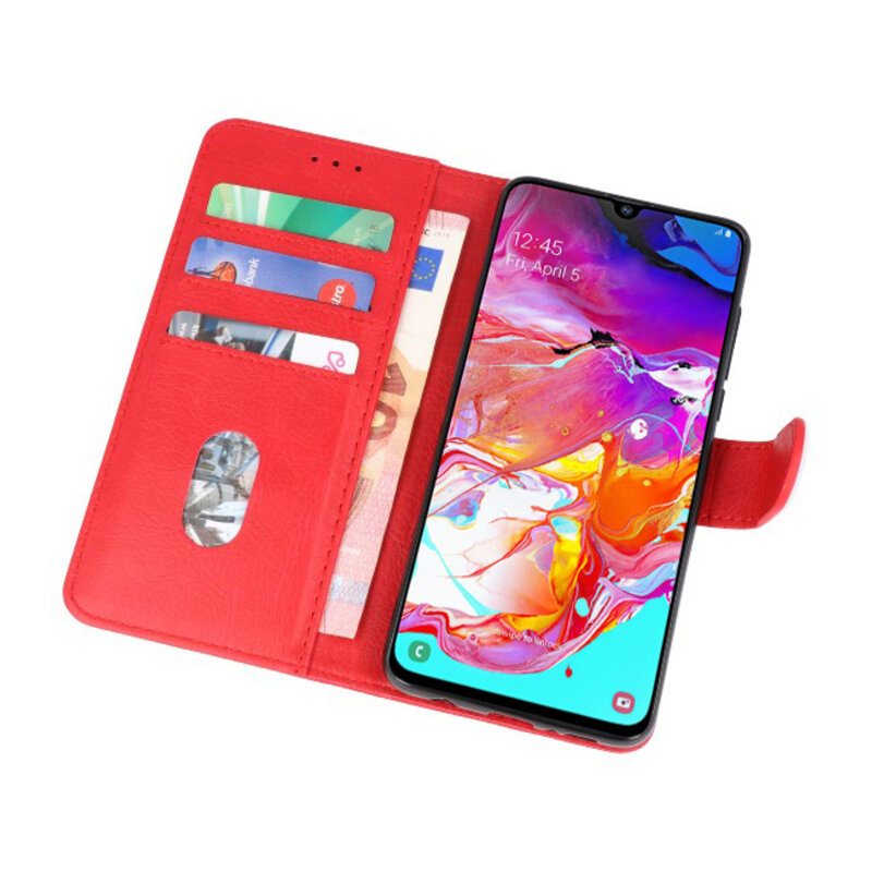 Bookstyle Wallet Cases Case for Samsung Galaxy A11 Red
