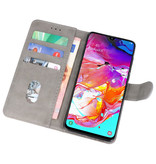 Custodia a portafoglio per Samsung Galaxy A11 grigia