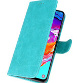 Bookstyle Wallet Cases Taske til Samsung Galaxy A21 Green