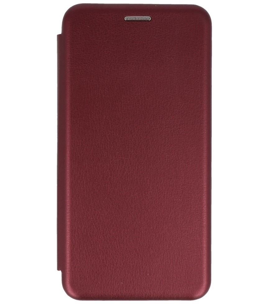 Schlanke Folio Hülle für Samsung Galaxy A11 Bordeaux Rot