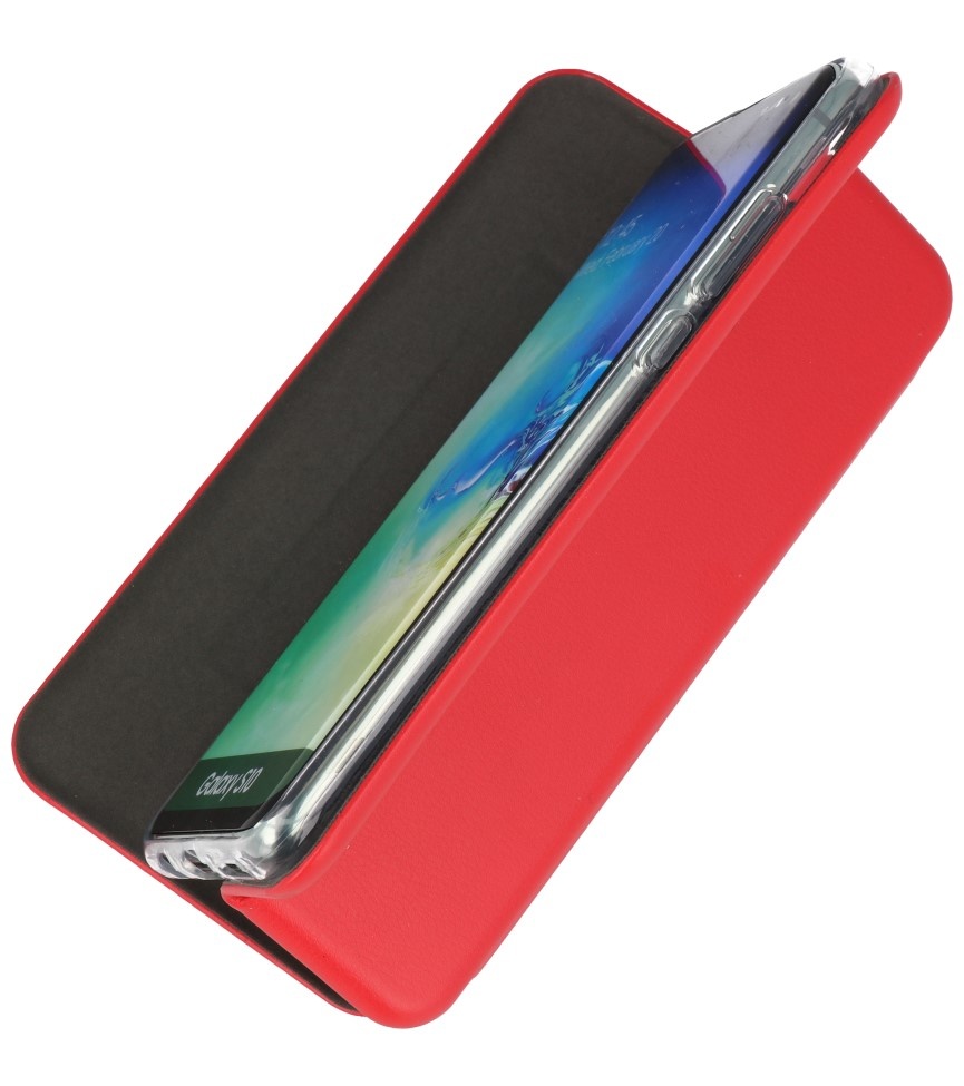 Schlanke Folio Hülle für Samsung Galaxy A21 Rot
