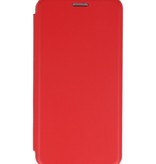 Schlanke Folio Hülle für Samsung Galaxy A21 Rot
